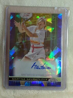 OCF 2024 TOPPS Chrome Auto Martina Navratilova #TCA-MNA